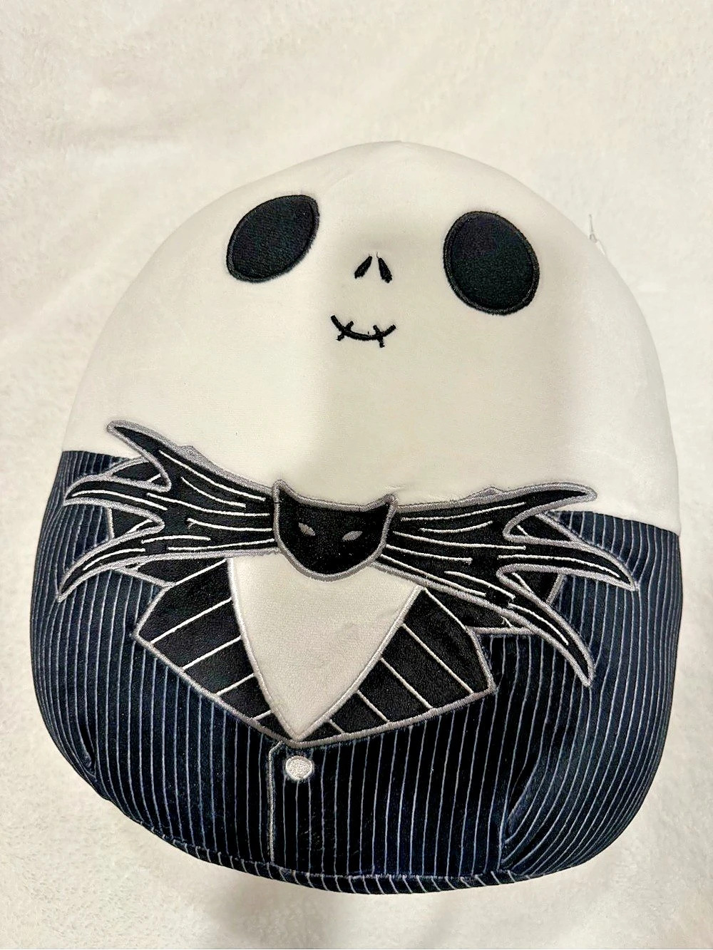 Squishmallows Jack Skellington Plush Toy Black & White NWT 12 inch